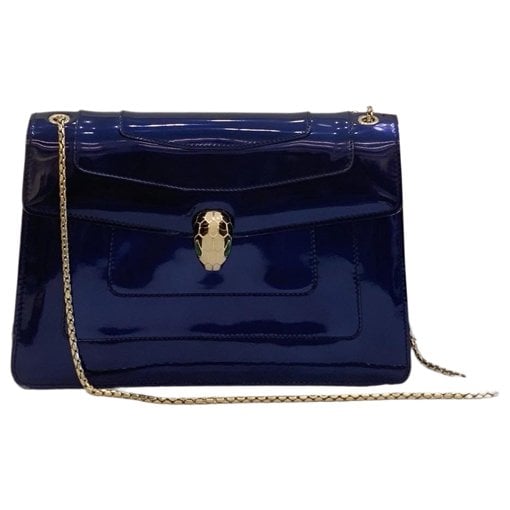 Serpenti leather handbag