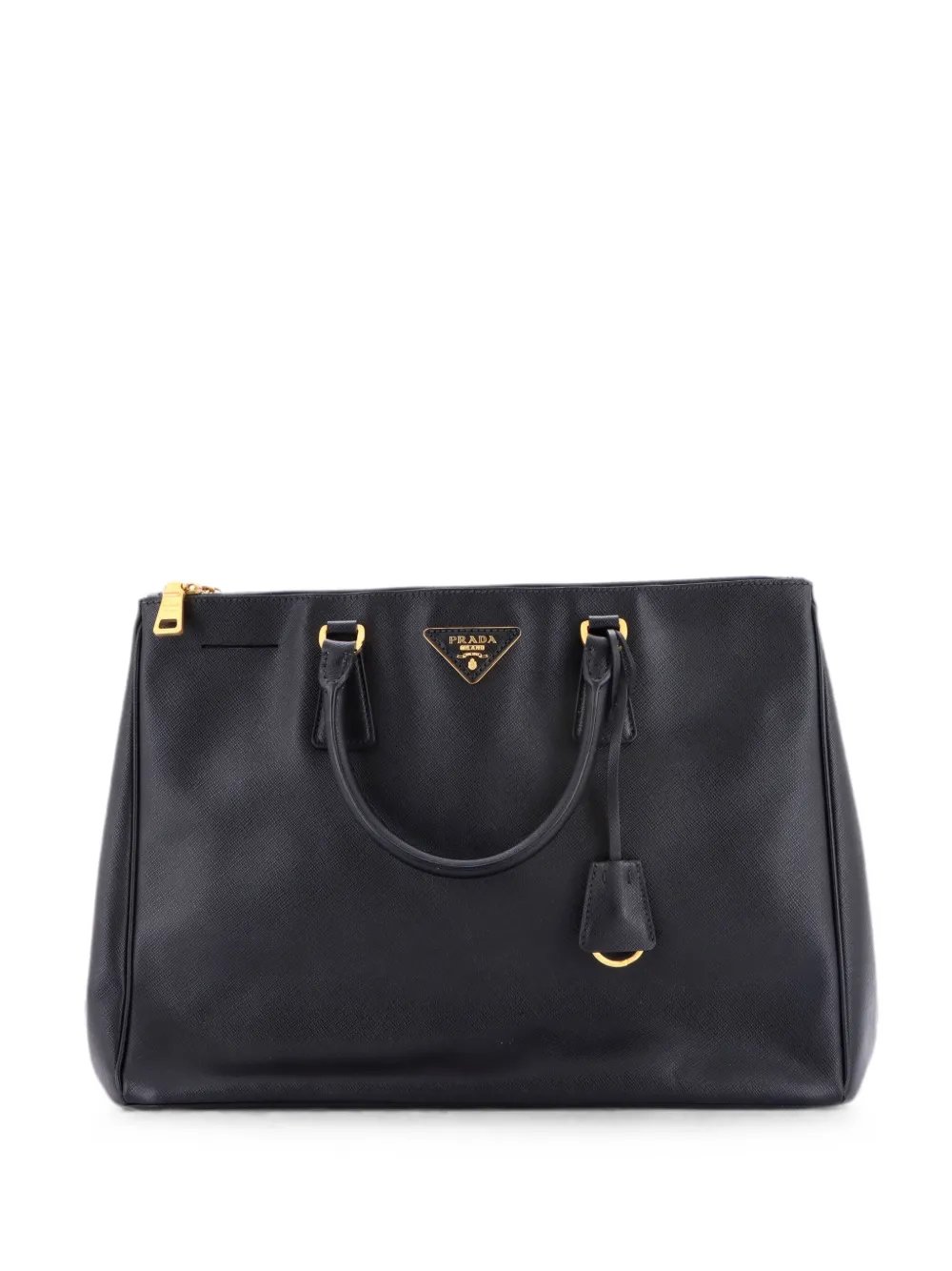Double Zip Lux Saffiano Leather Large tote bag