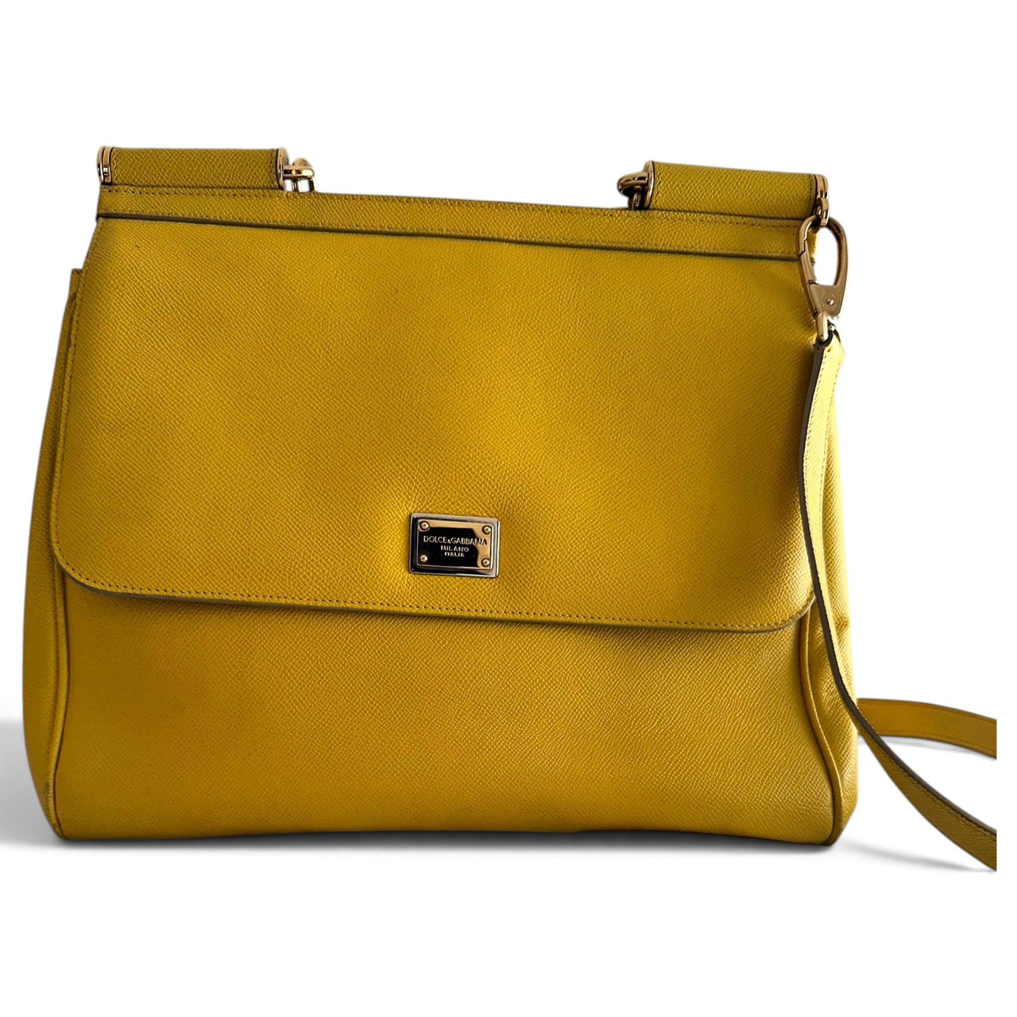 Dolce & Gabbana Sicily leather handbag