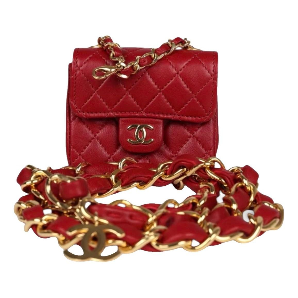 Leather mini bag