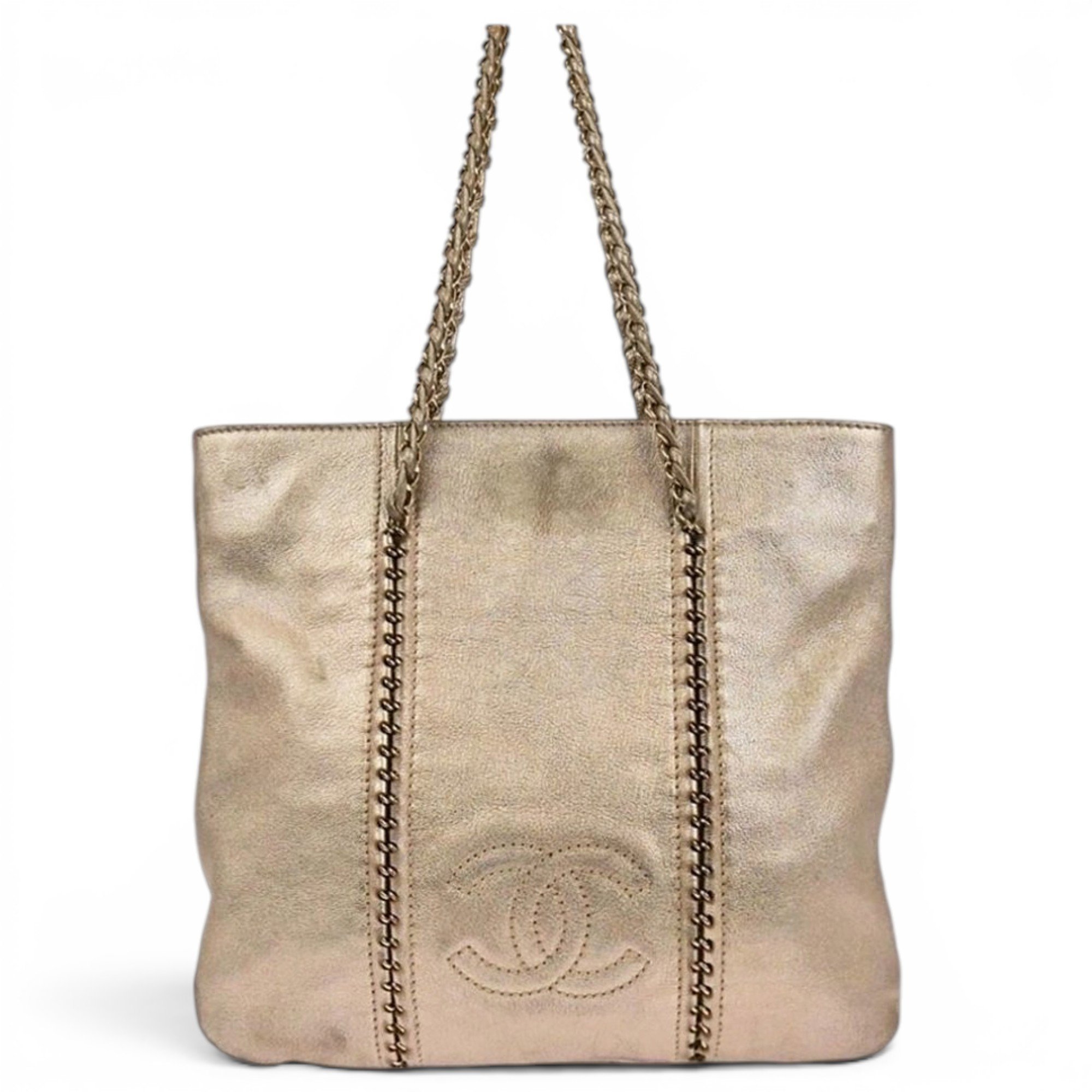 Leather tote