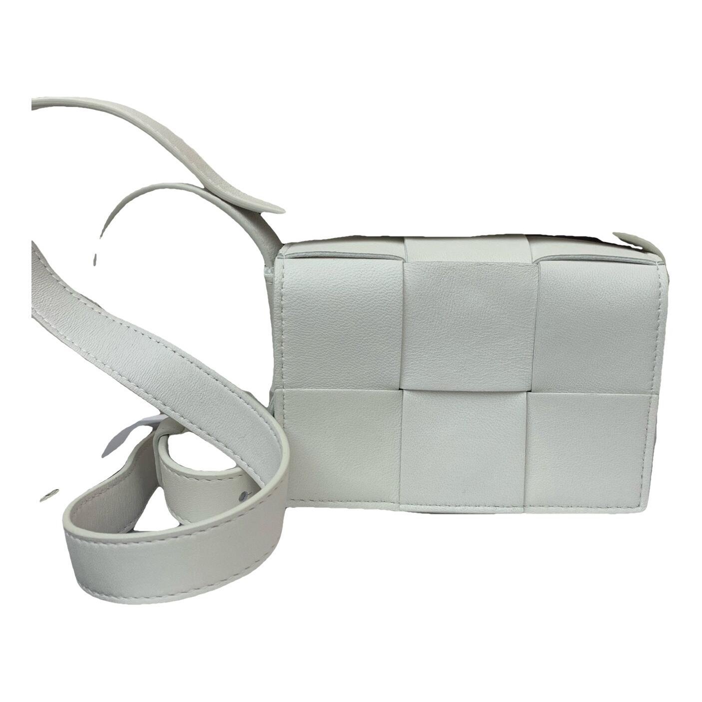 Cassette leather handbag