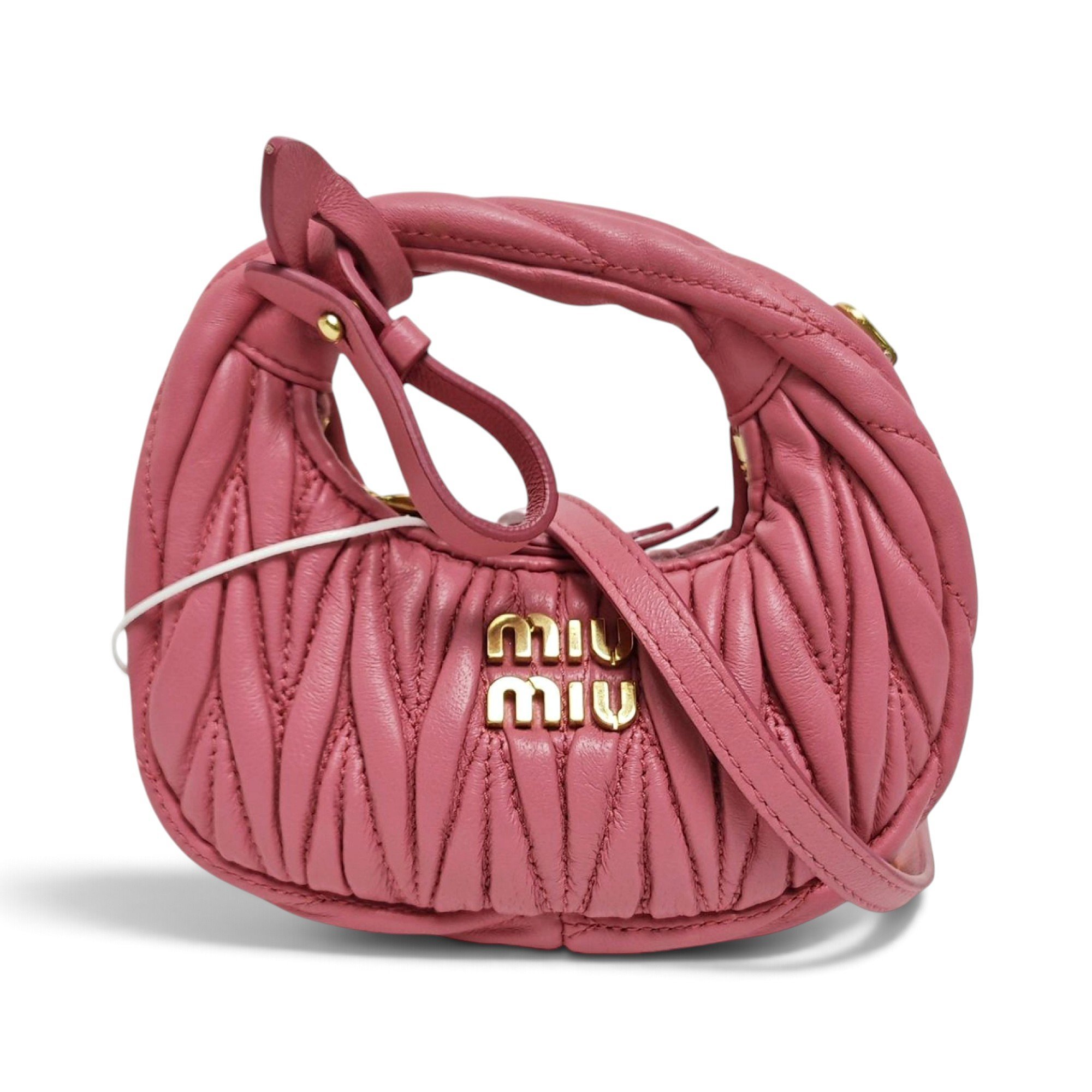 Miu Wander leather handbag