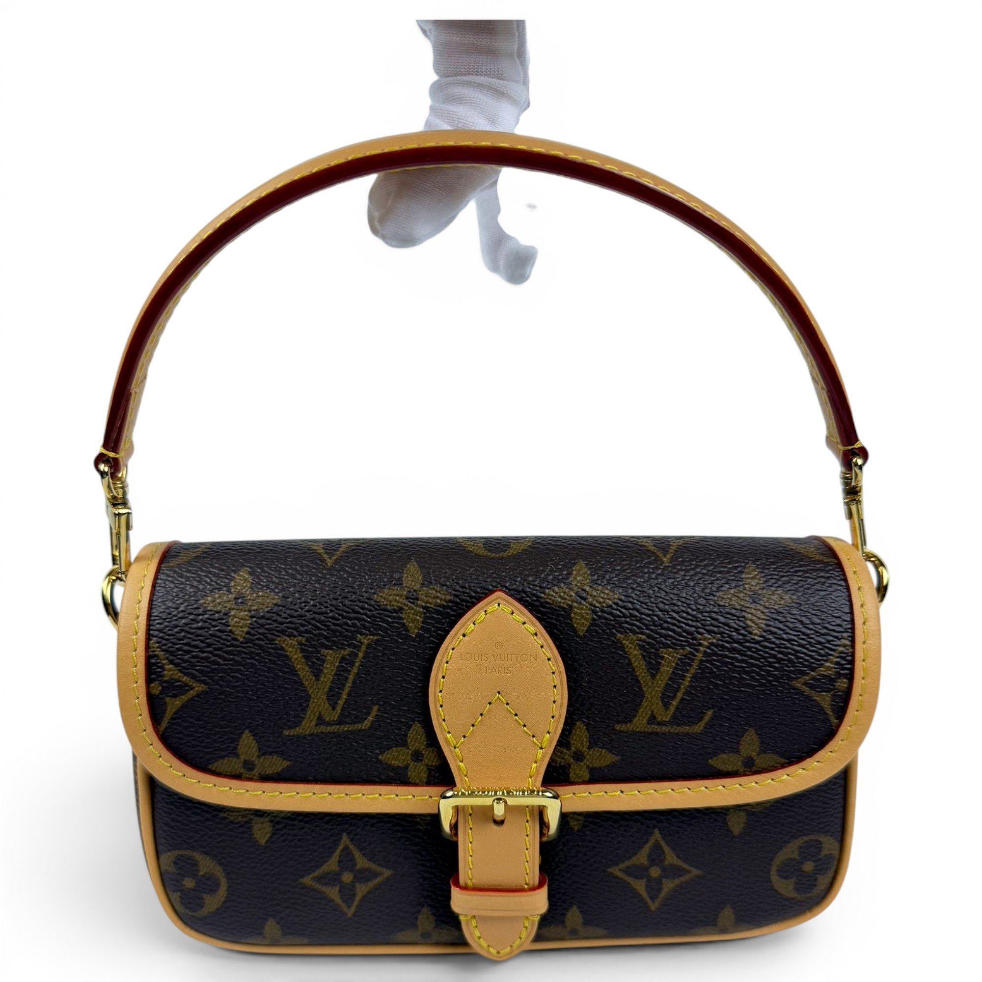 Louis Vuitton Diane leather crossbody bag