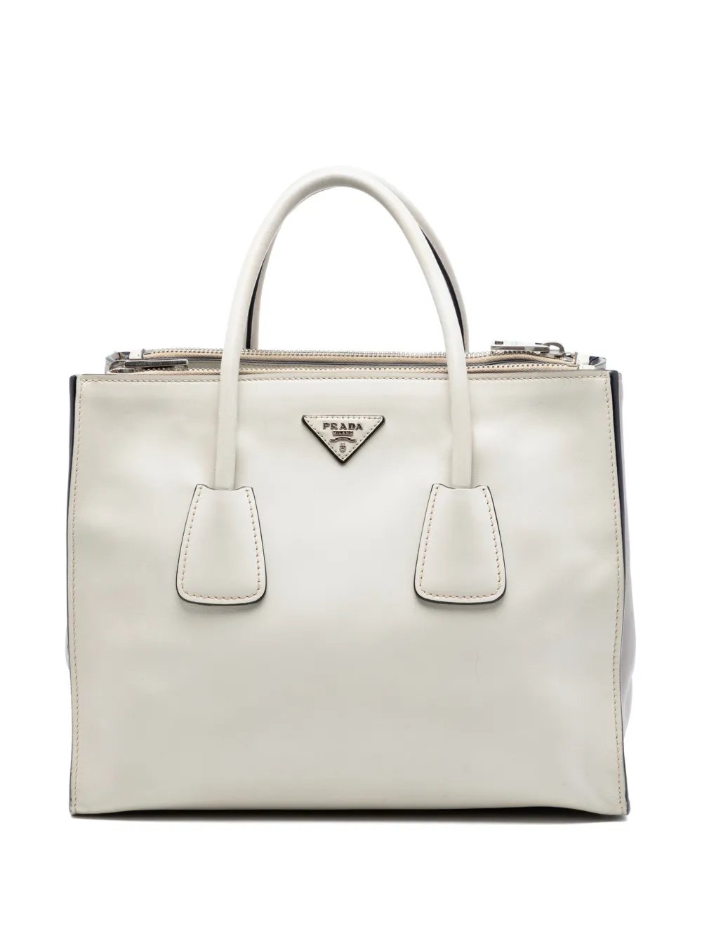 2010-2026 Glace Calf Twin Pocket Double Handle satchel