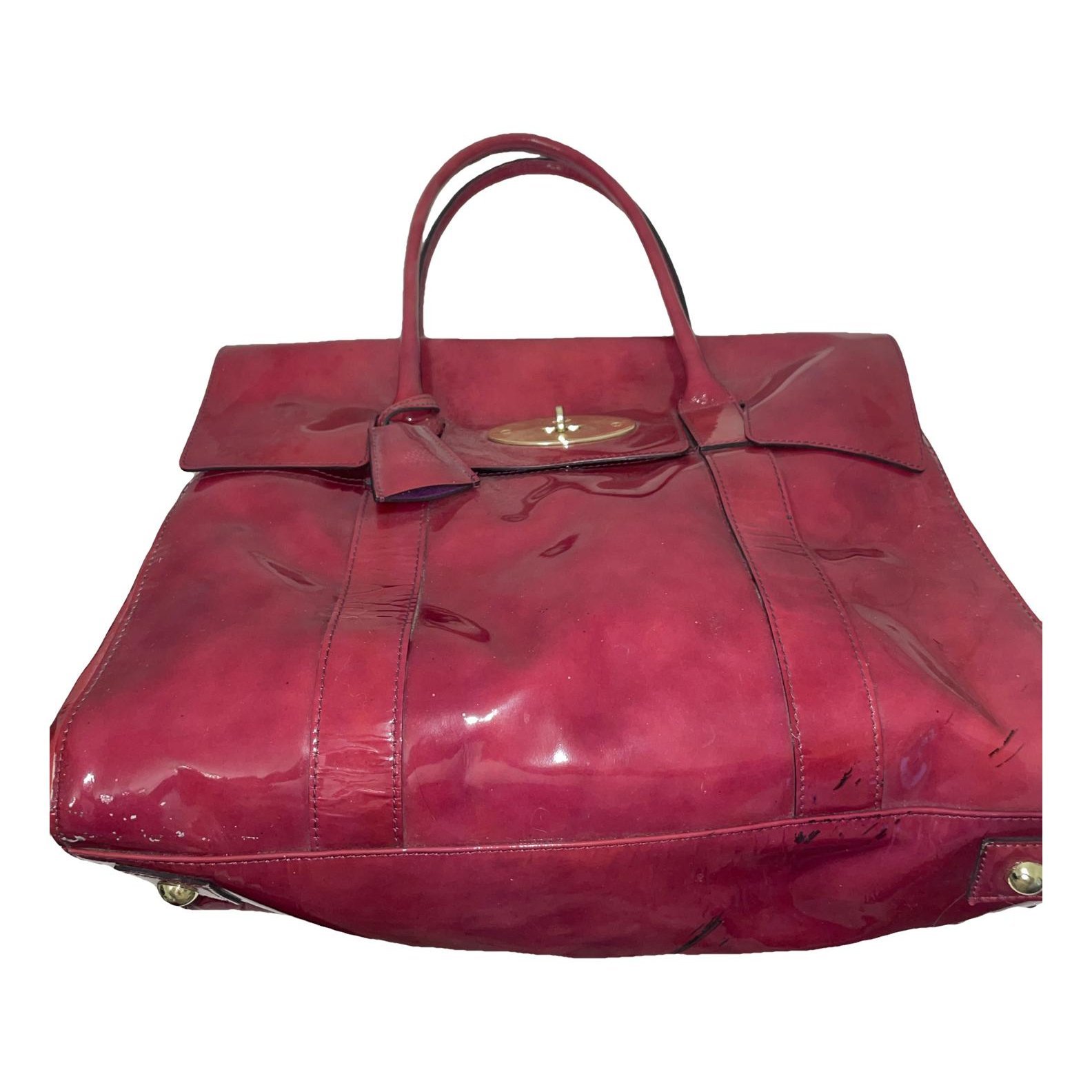 Mulberry Bayswater patent leather handbag