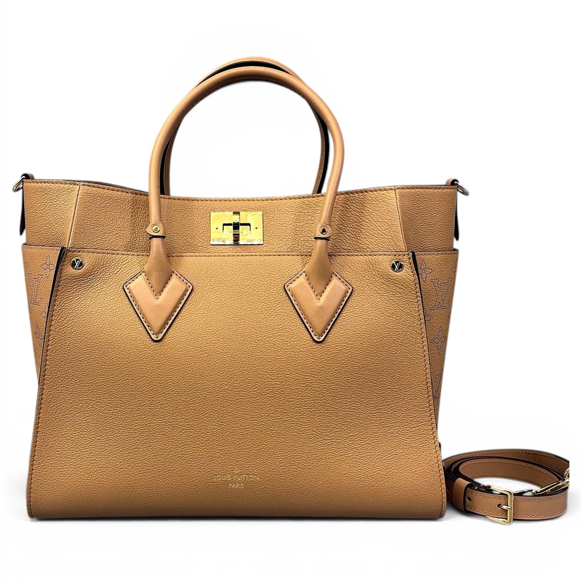On My Side leather handbag
