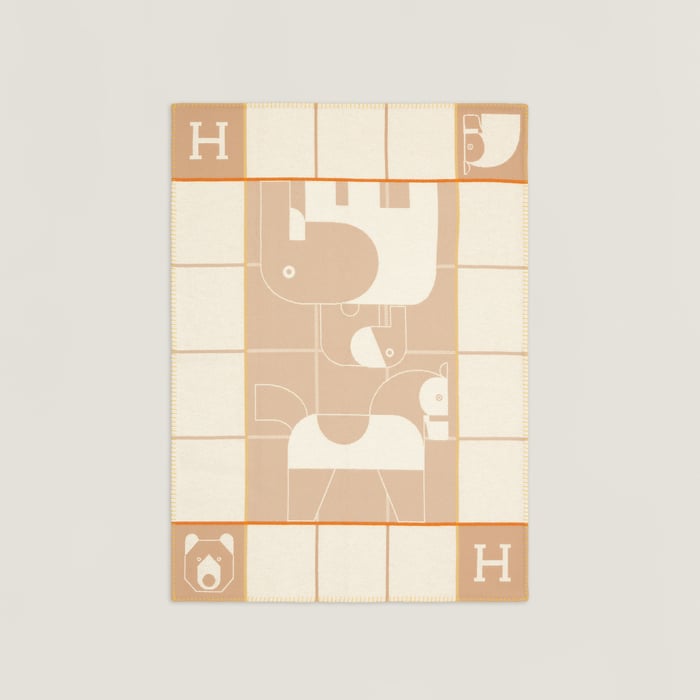Avoine Animaux Blocks Blanket