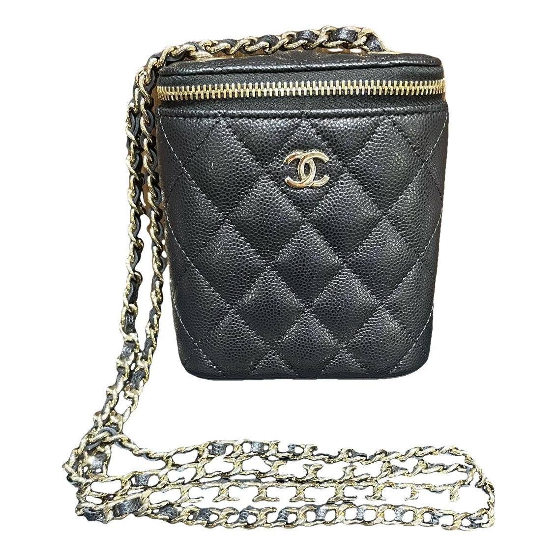 Trendy CC Vanity leather handbag