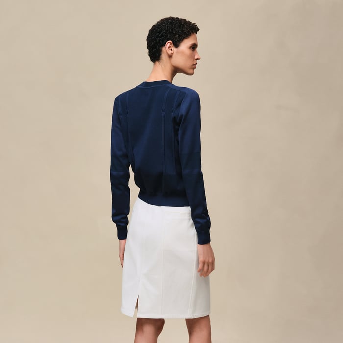 Bleu Outremer Long-sleeve Sweater