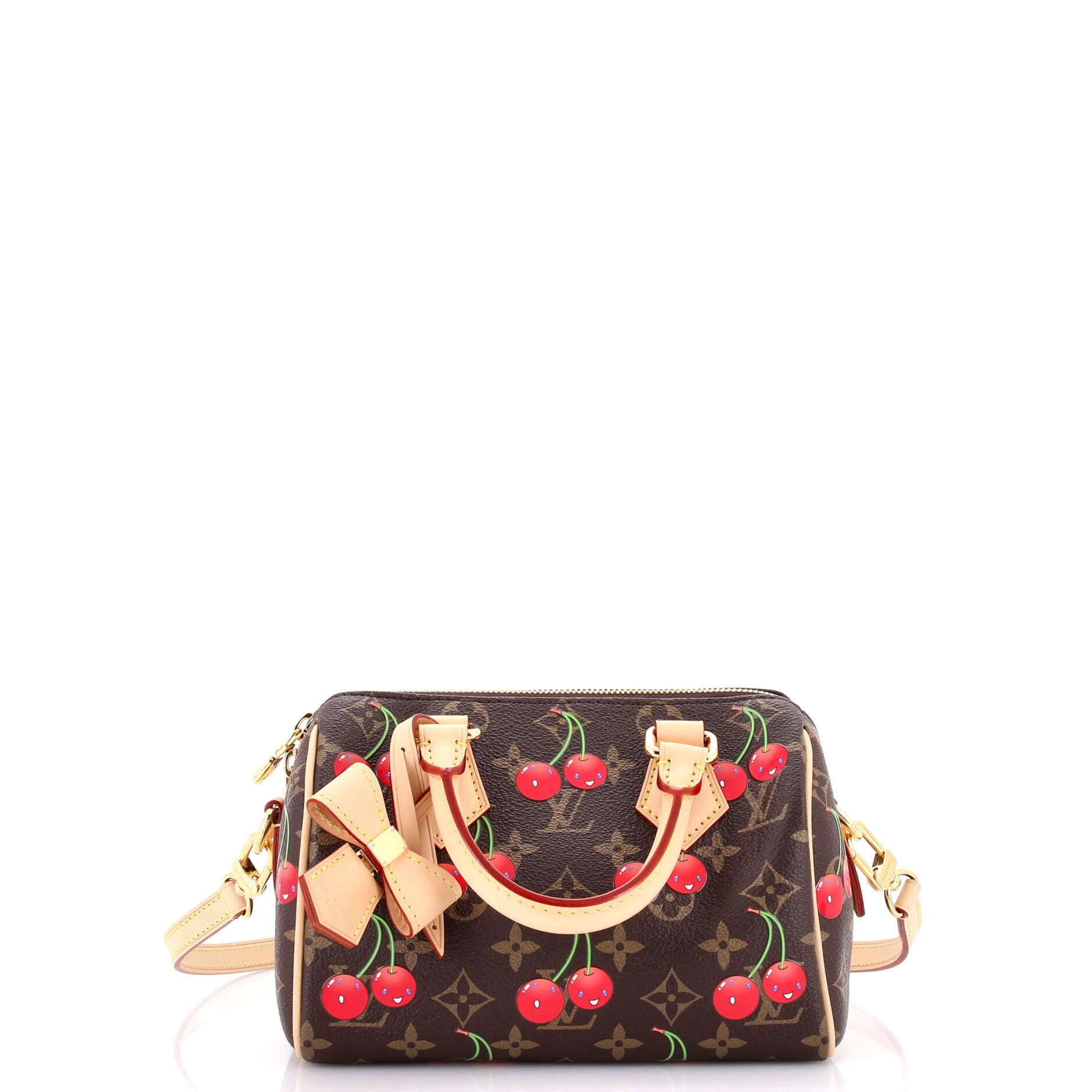 Louis Vuitton x Takashi Murakami Speedy Bandouliere Bag Limited Edition Monogram Cerises 20