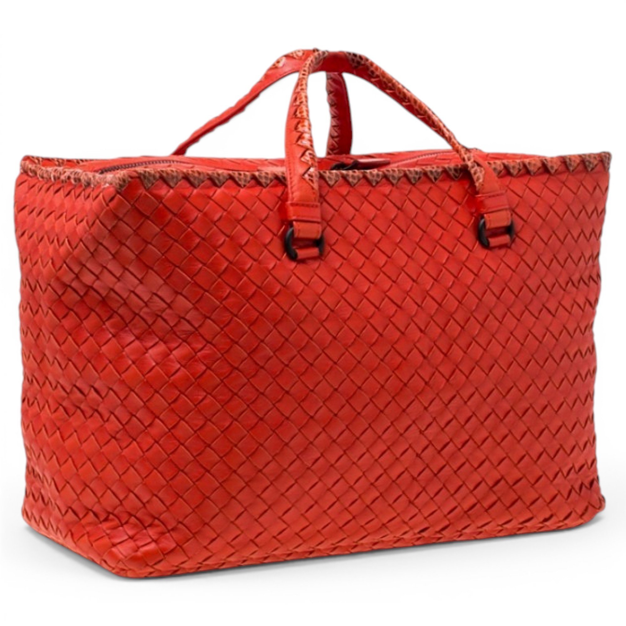 Leather tote