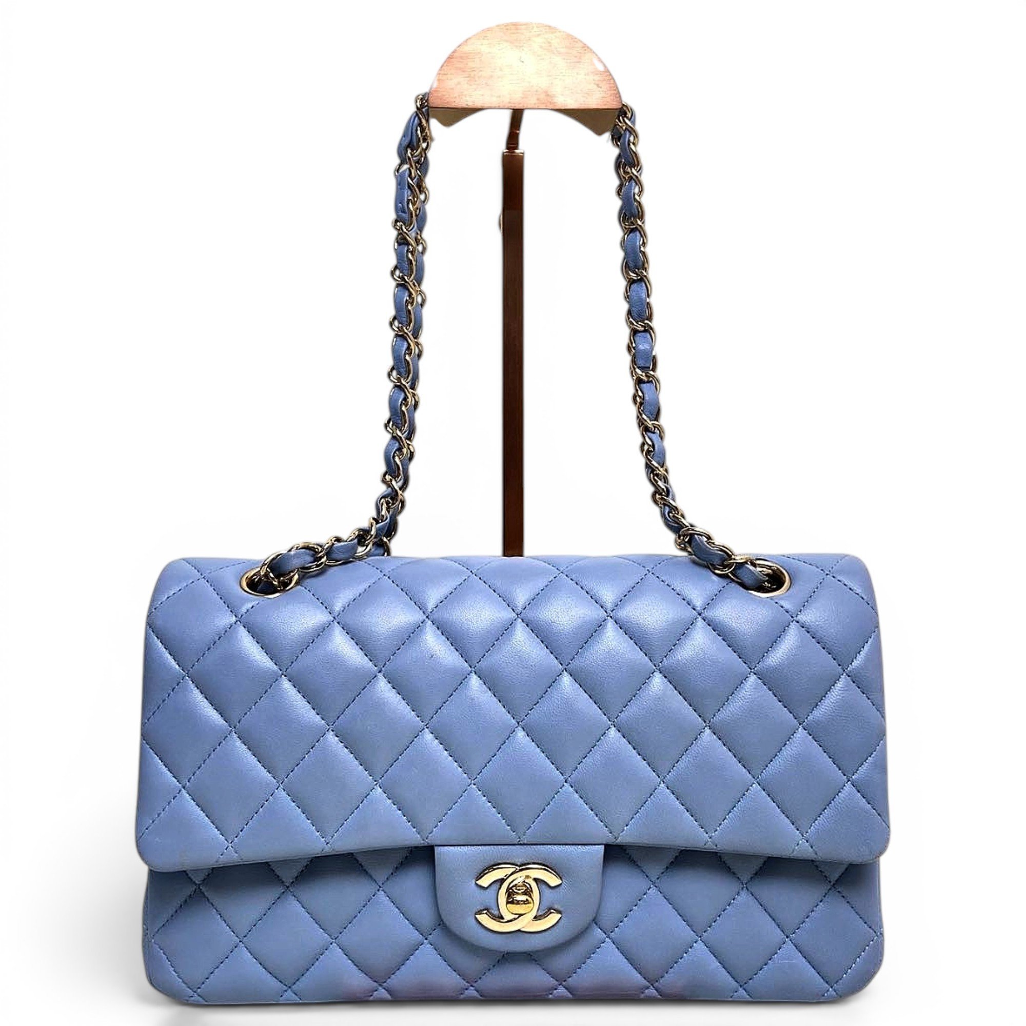 Trendy CC Flap leather handbag