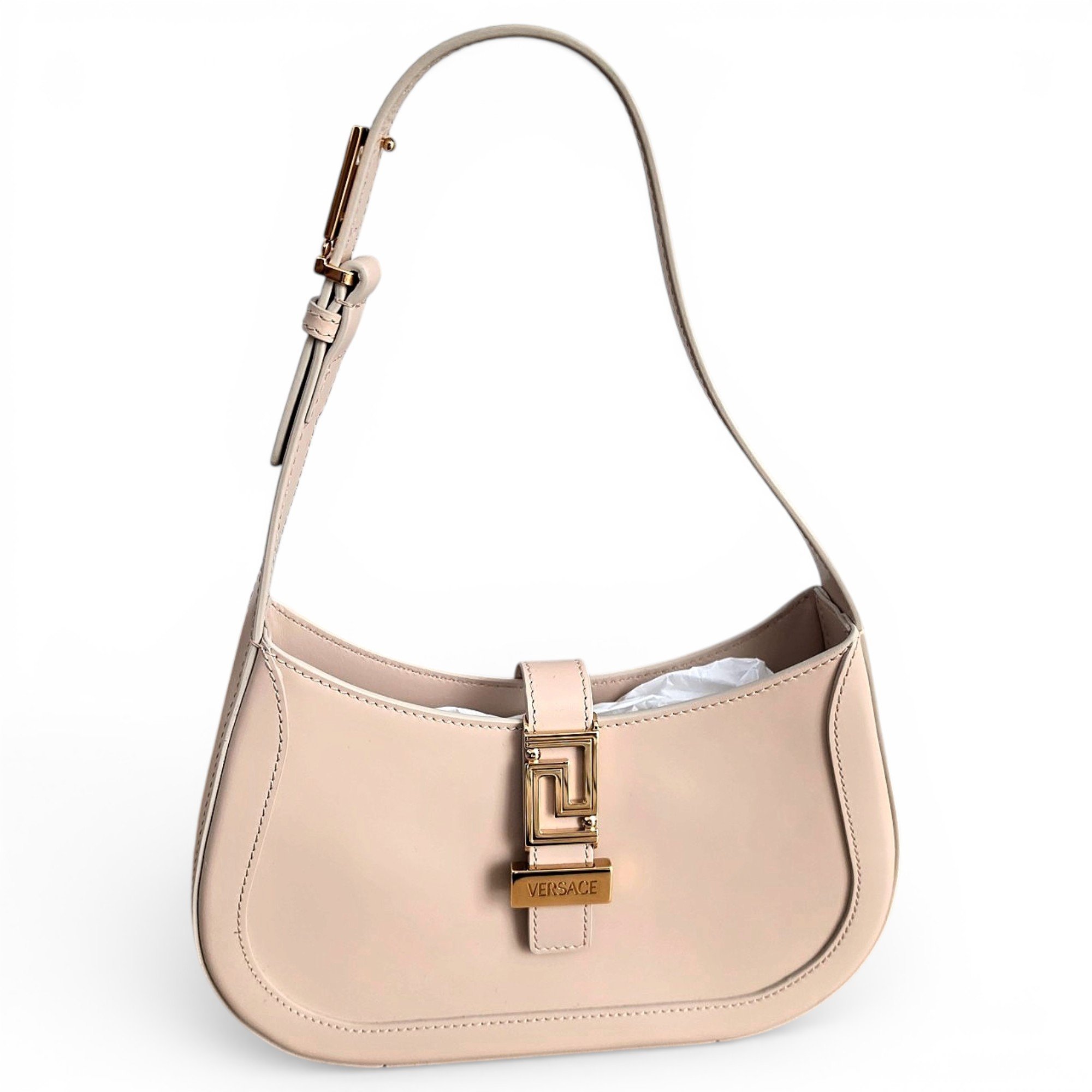 Versace Greca Goddess leather handbag