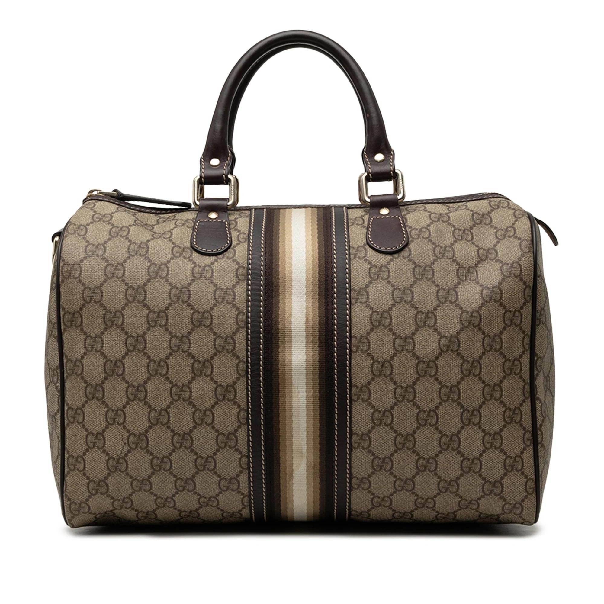 Boston leather handbag