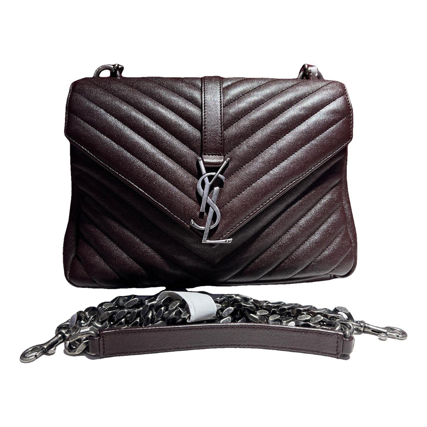 Collége monogramme leather handbag