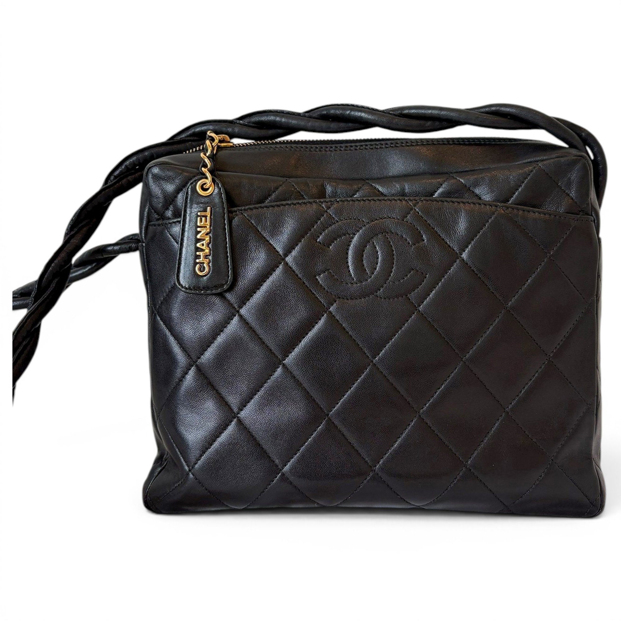 Cambon Reporter leather handbag