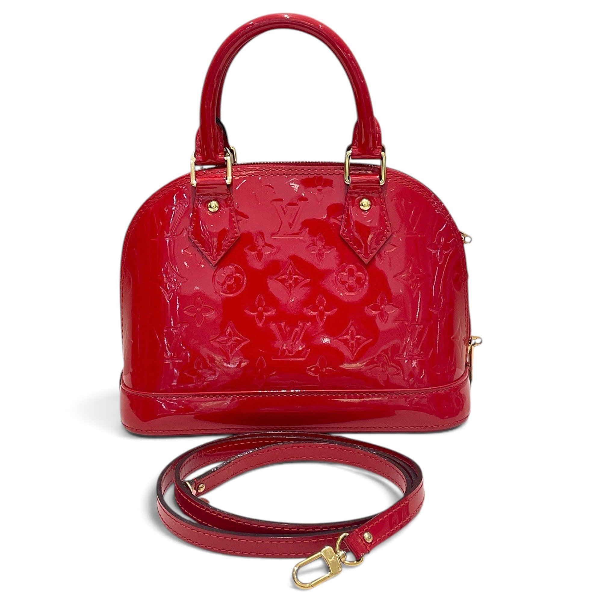 Alma BB patent leather handbag
