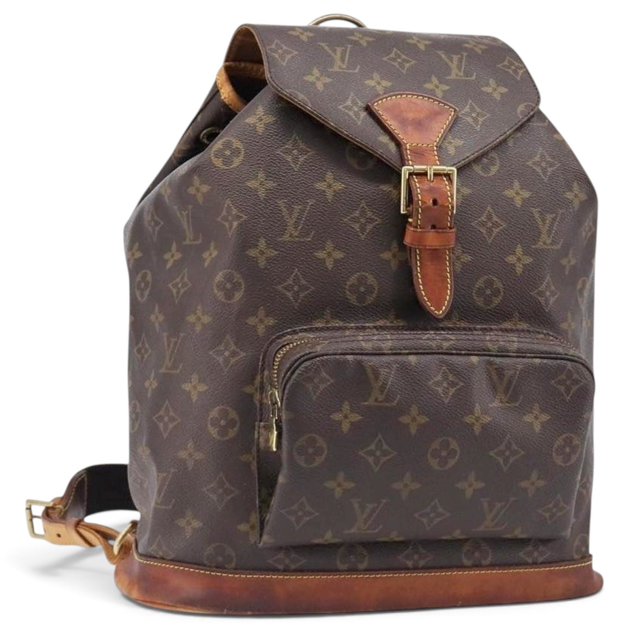 Montsouris leather backpack