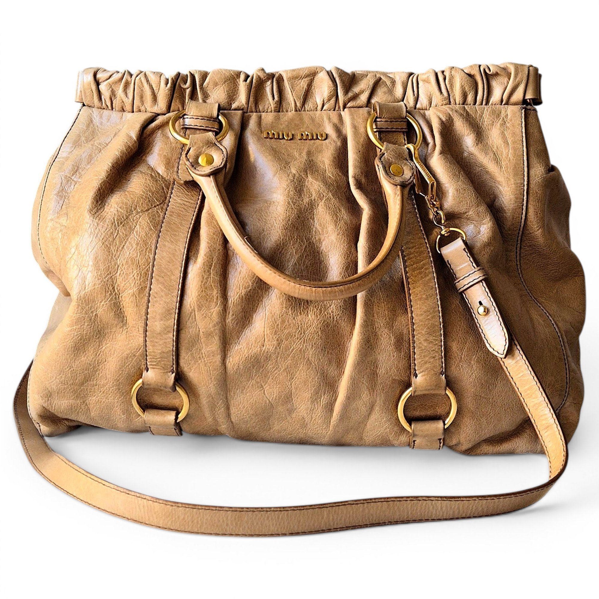 Vitello leather handbag