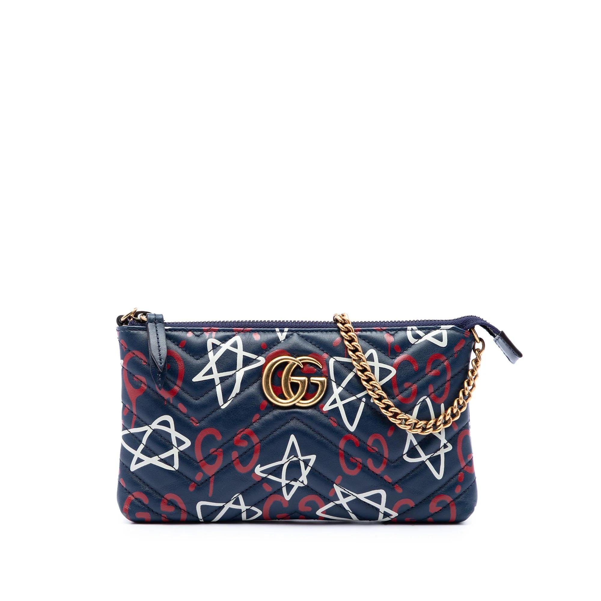 GG Marmont pony-style calfskin handbag