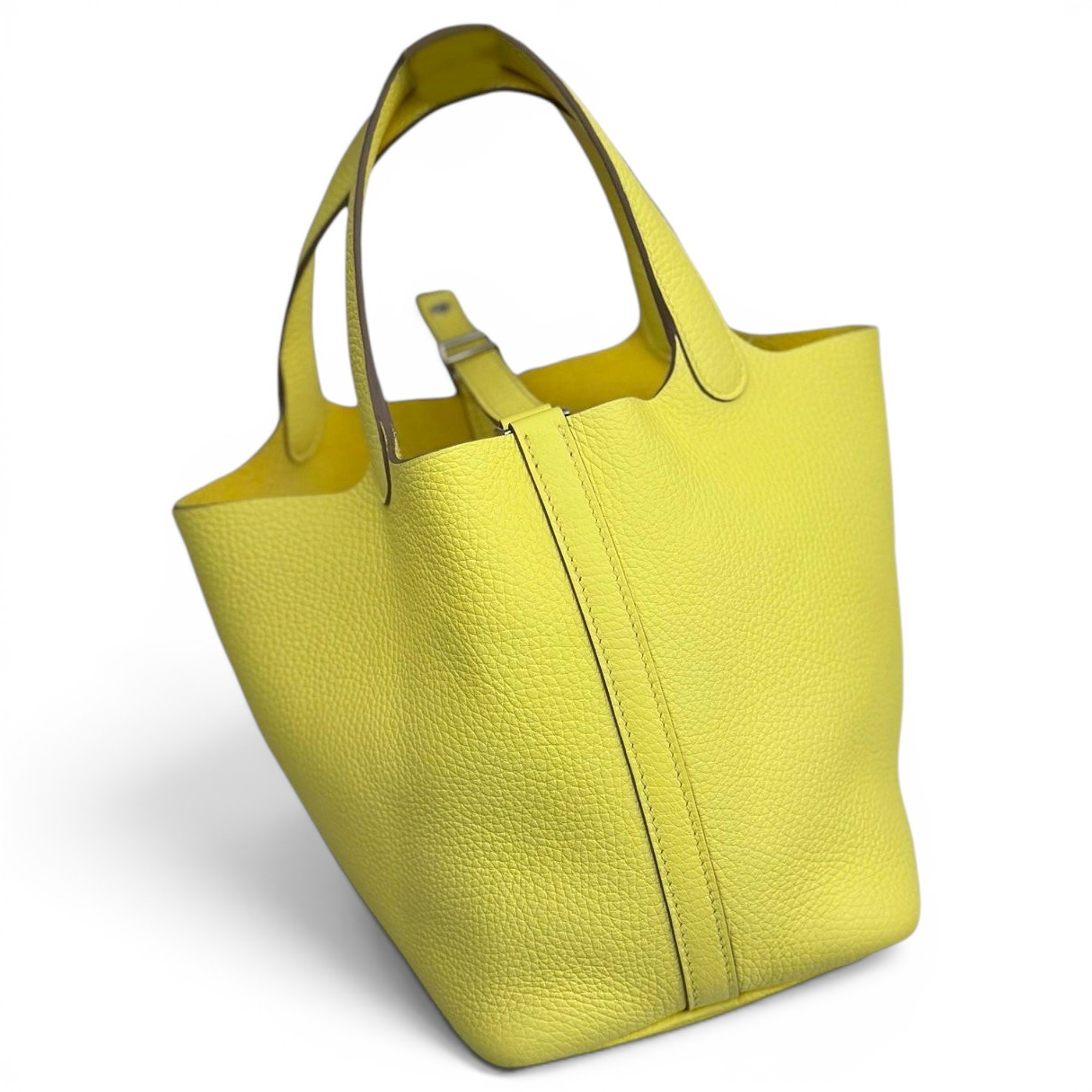 Picotin leather handbag