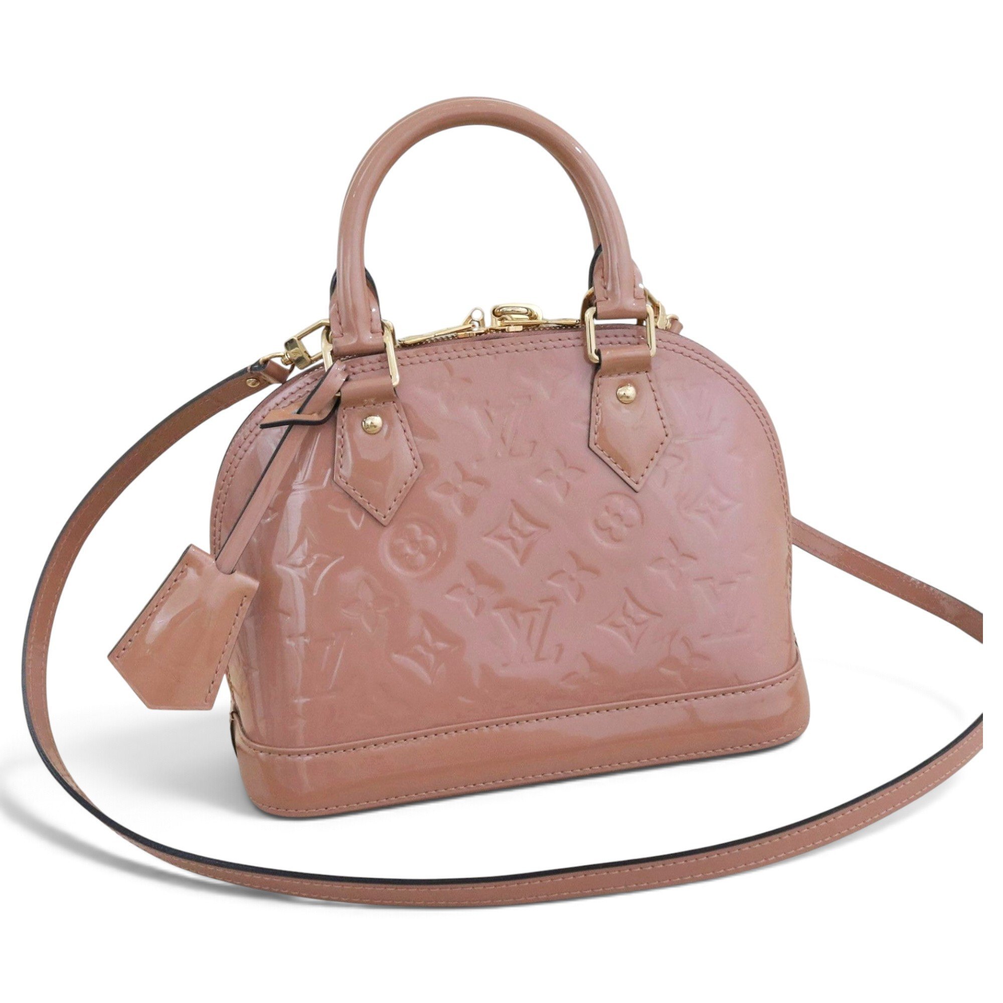 Alma BB patent leather handbag