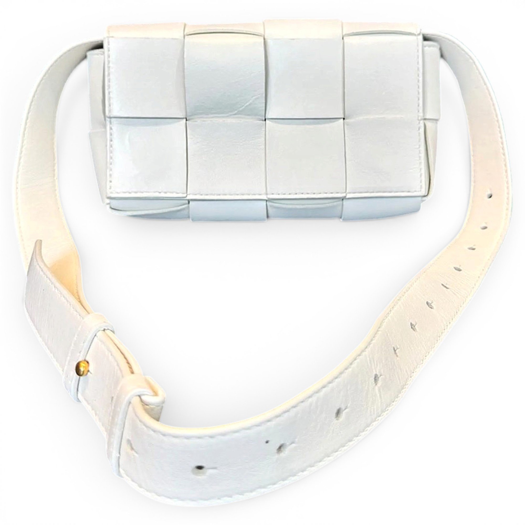 Cassette leather handbag