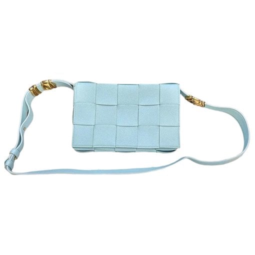Cassette leather crossbody bag