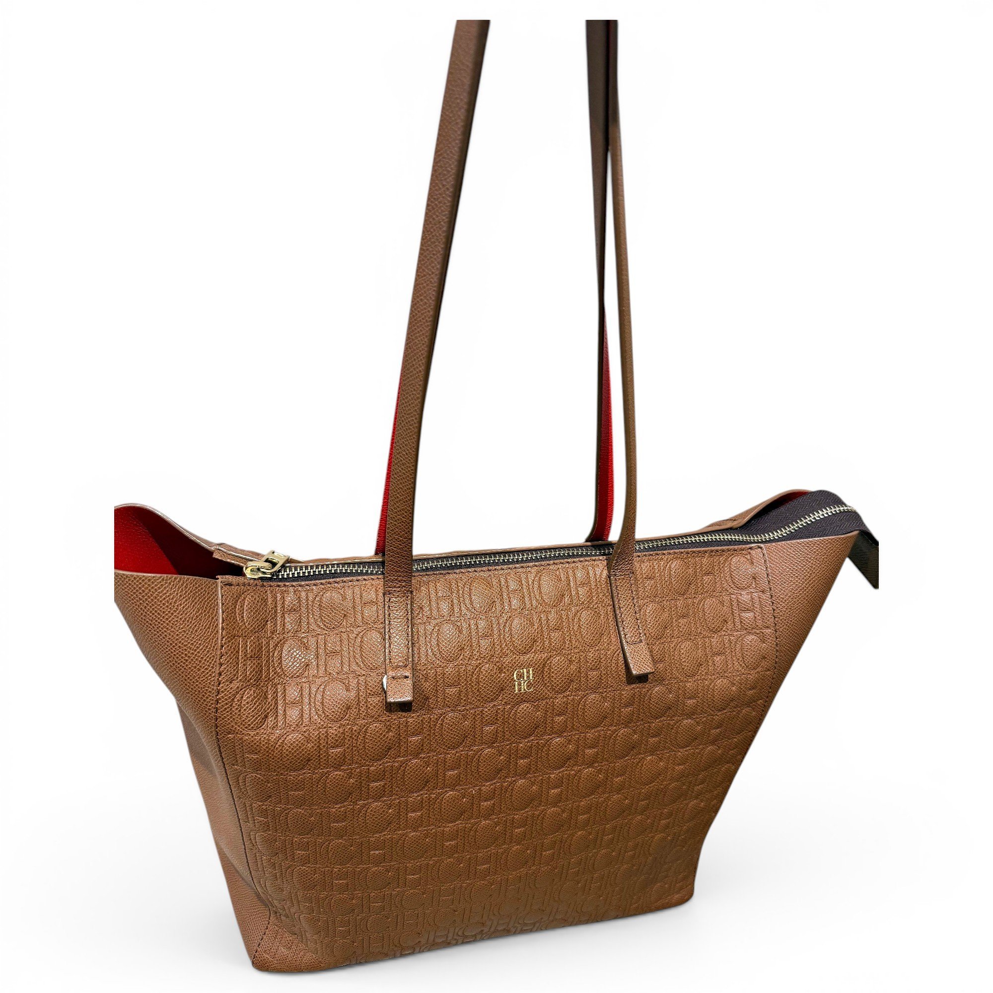 Leather tote
