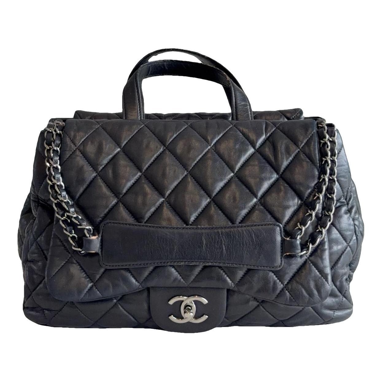 Petite Shopping Tote leather bag