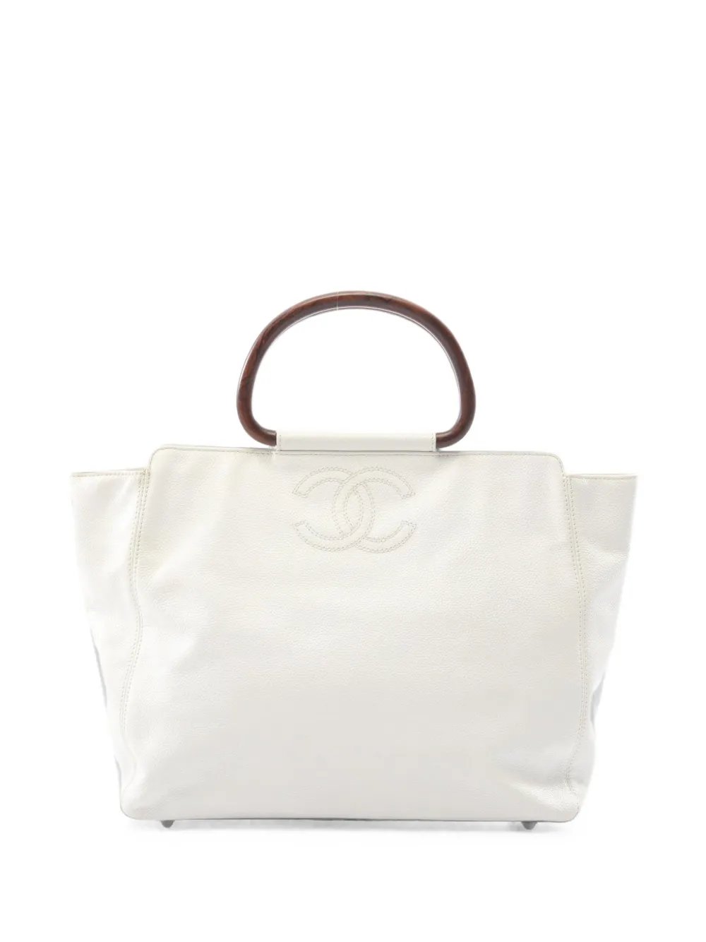 1997-1999 Coco Mark wood-style handle handbag