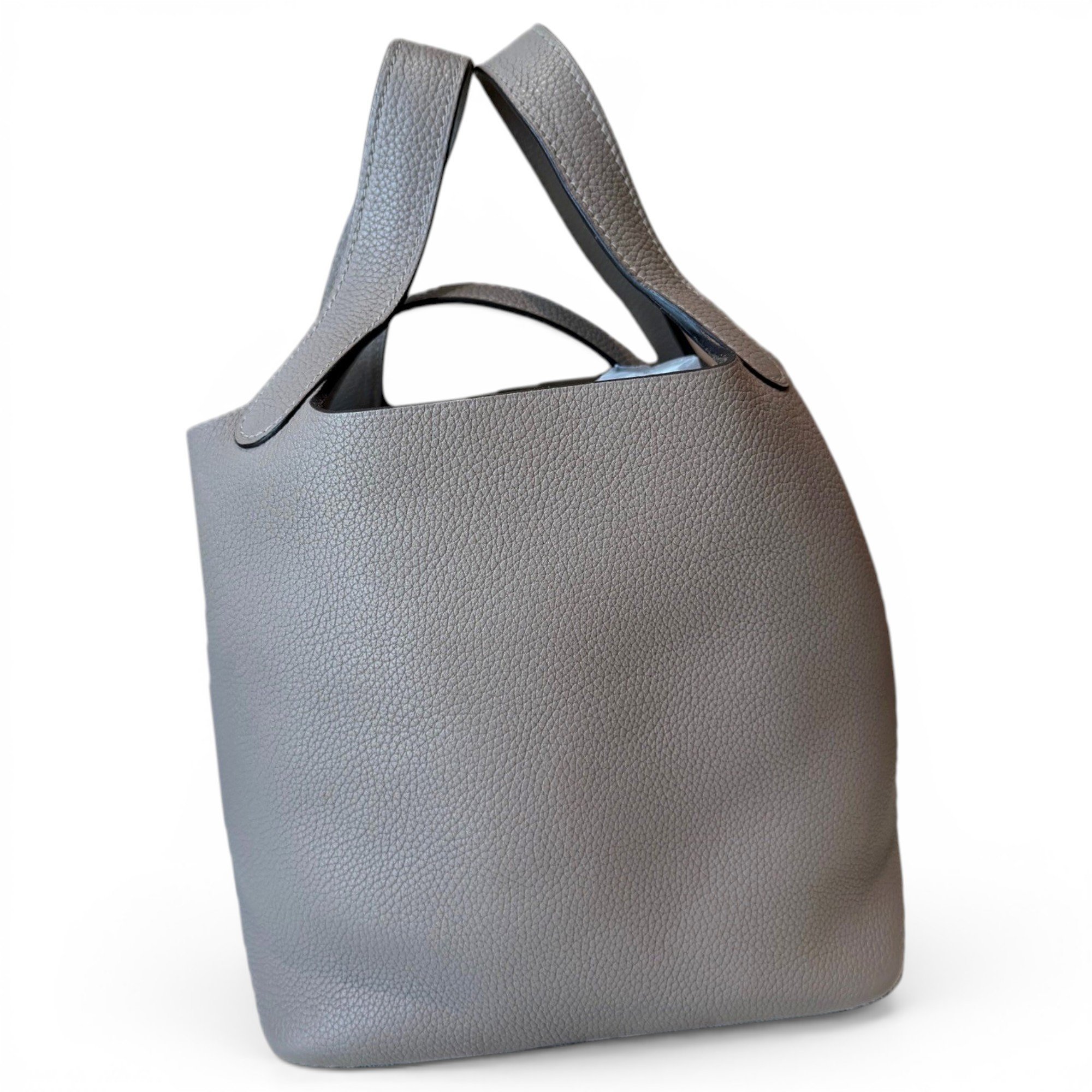 Picotin leather handbag