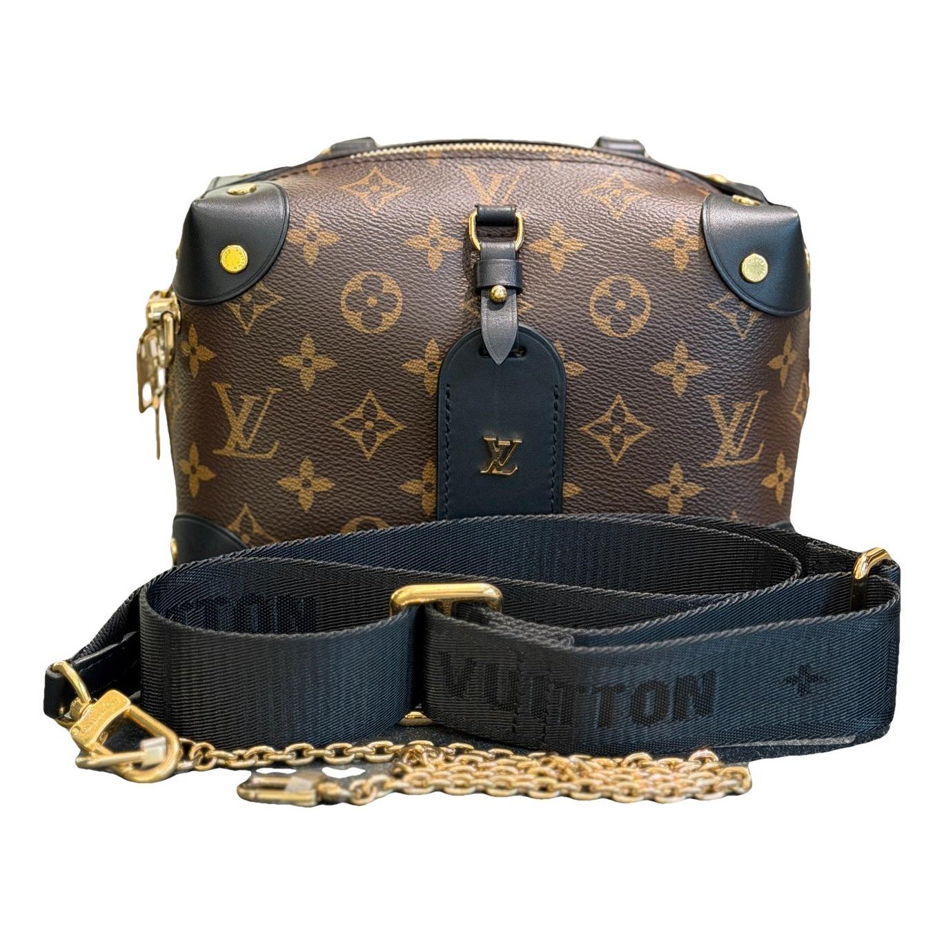 Petite Malle Souple leather handbag