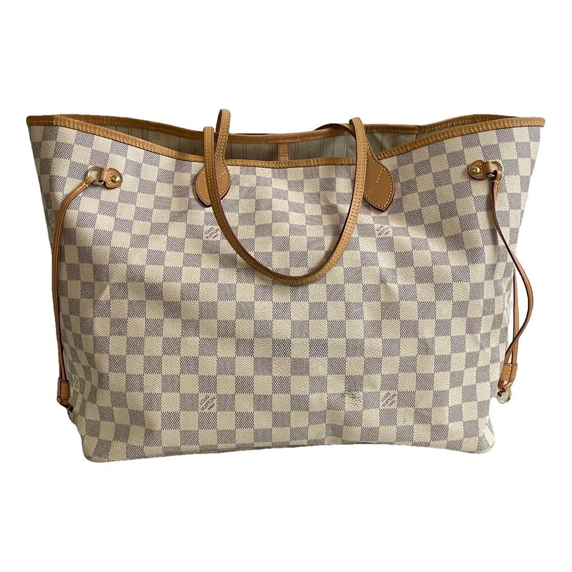 Louis Vuitton Neverfull leather handbag