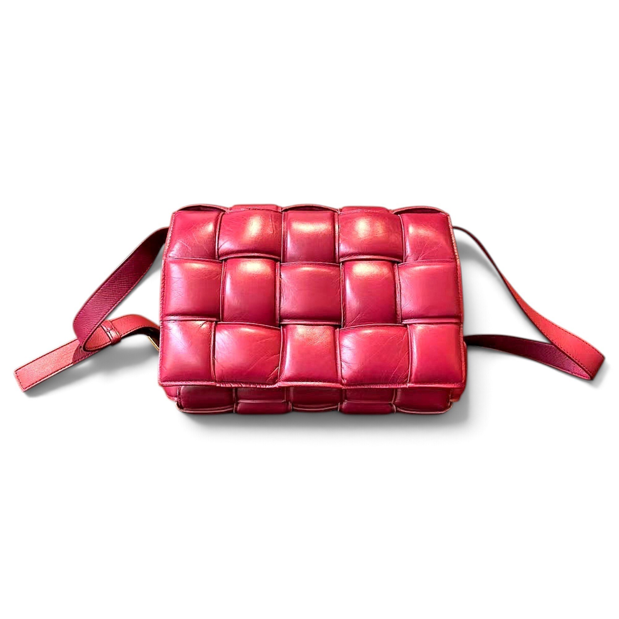 Cassette Padded leather handbag