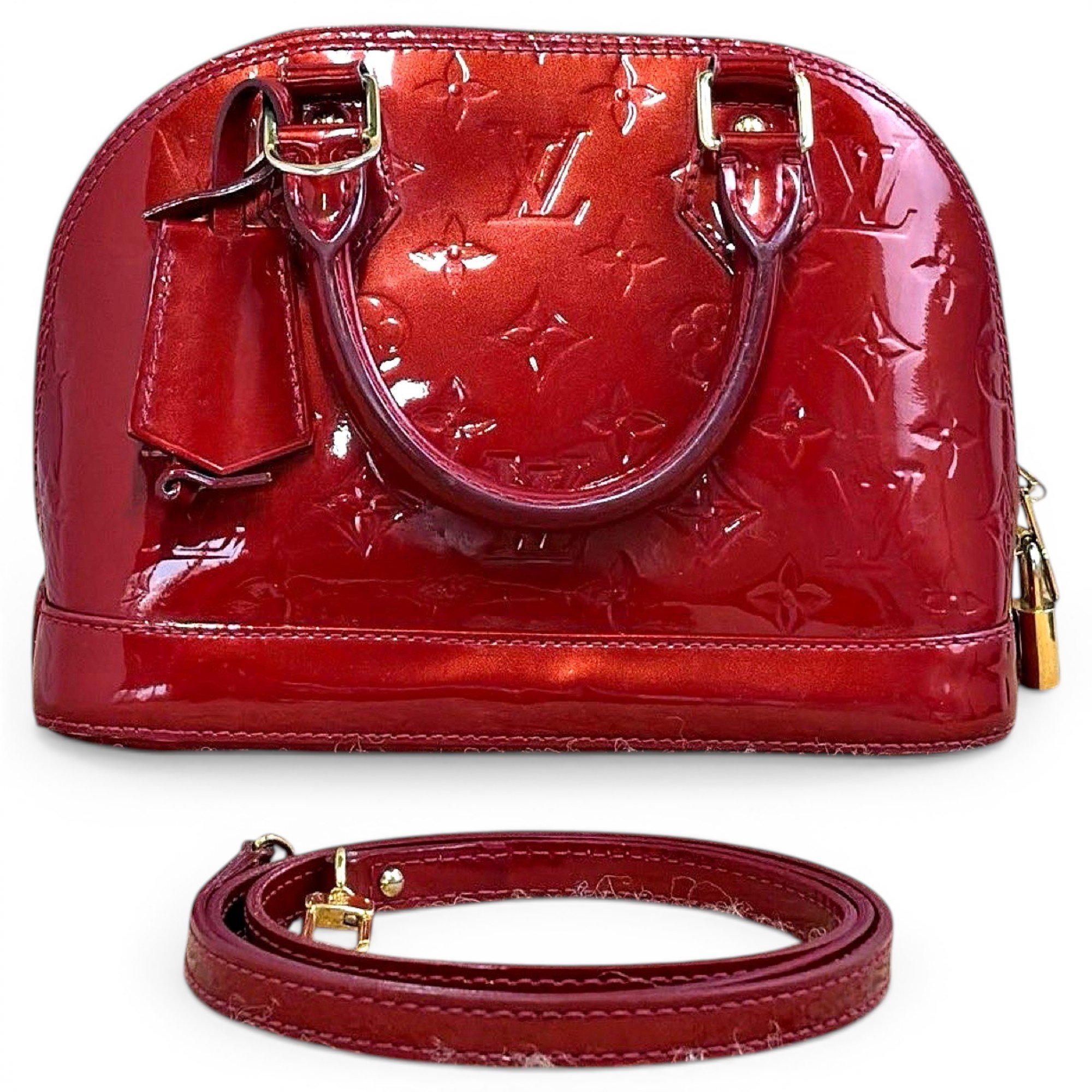 Alma BB patent leather handbag