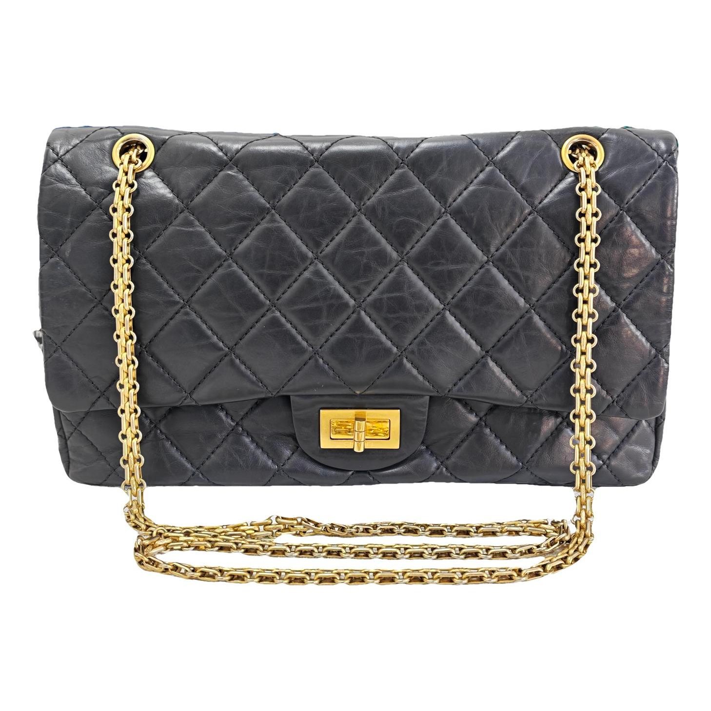 2.55 leather handbag