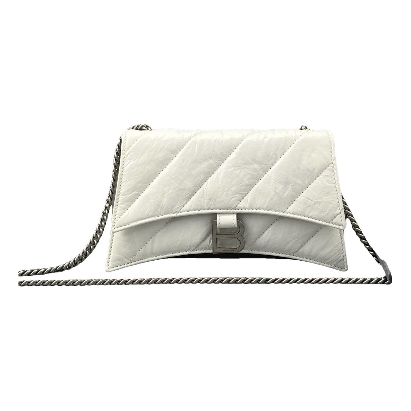 Crush leather crossbody bag