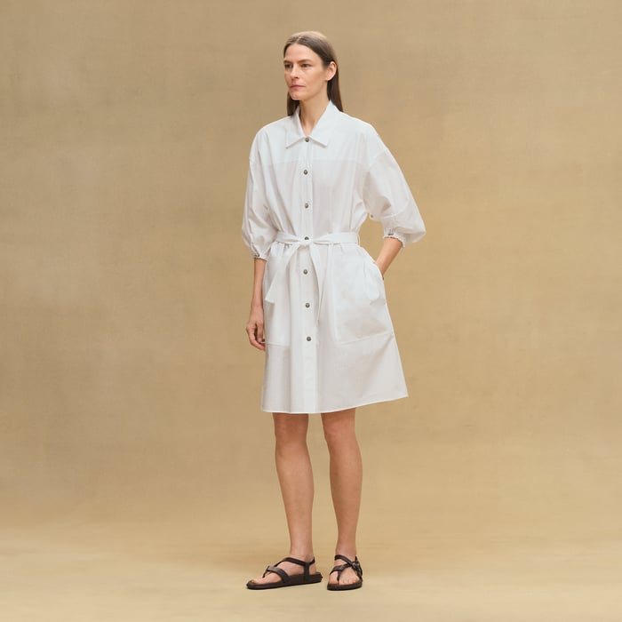 Blanc "Mosaique" Shirt Dress