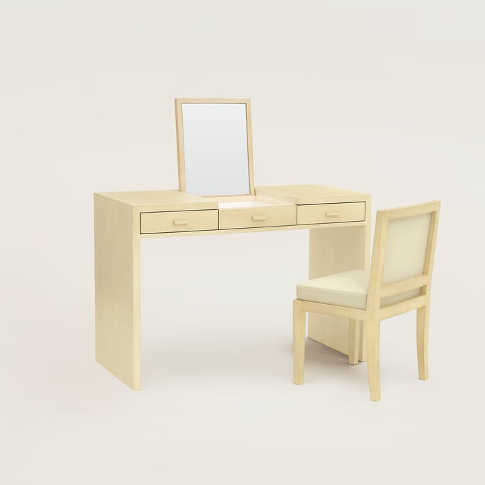 Ivoire Reeditions J.-m. Frank Par Hermès Dressing Table Chair