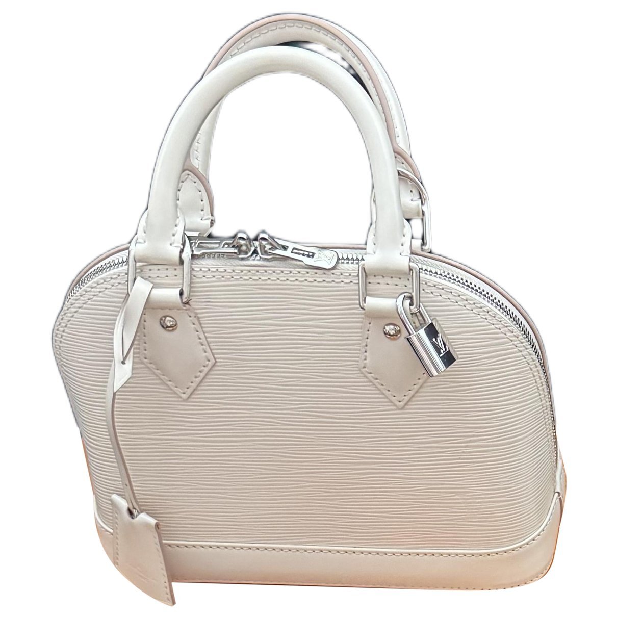 Louis Vuitton Alma BB leather handbag