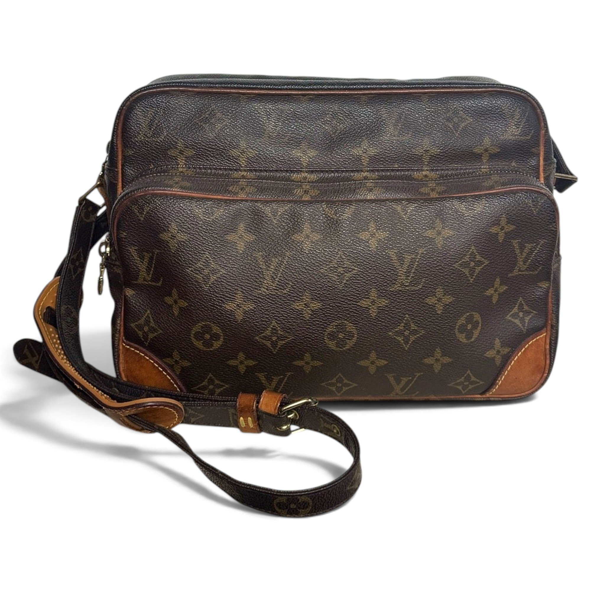 Nile leather crossbody bag