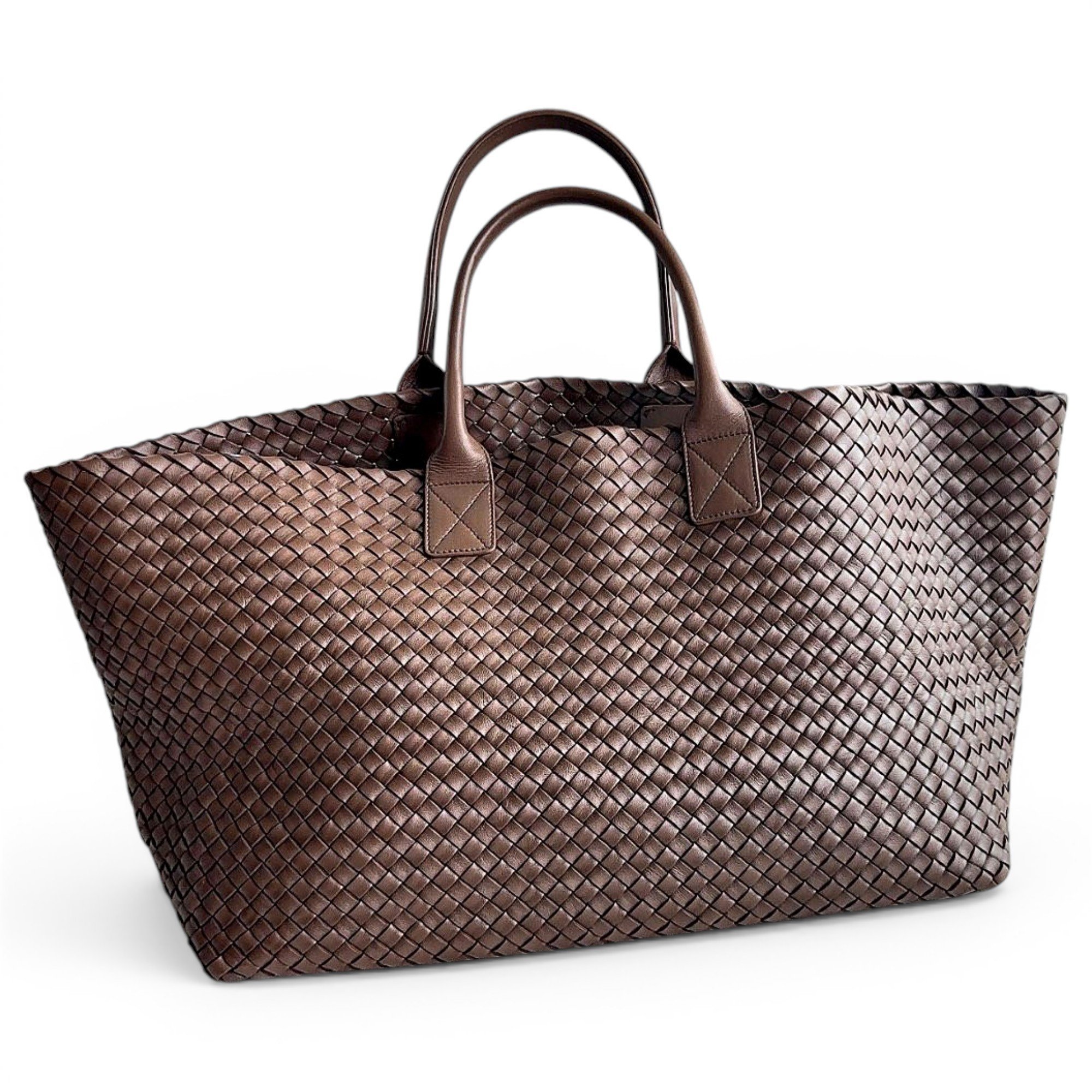 Cabat leather tote