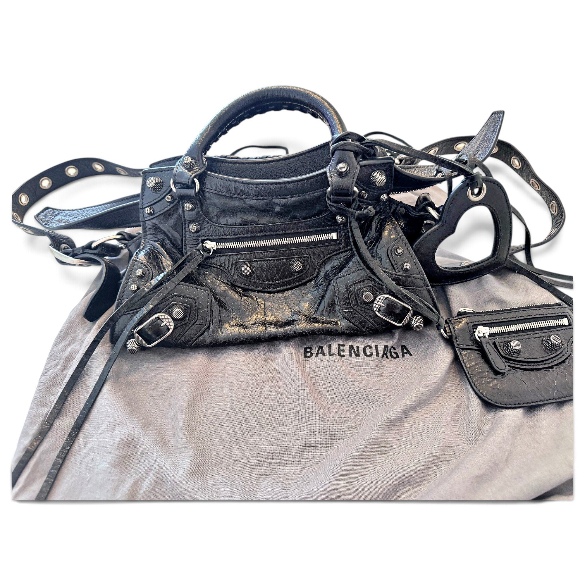Le Cagole leather handbag