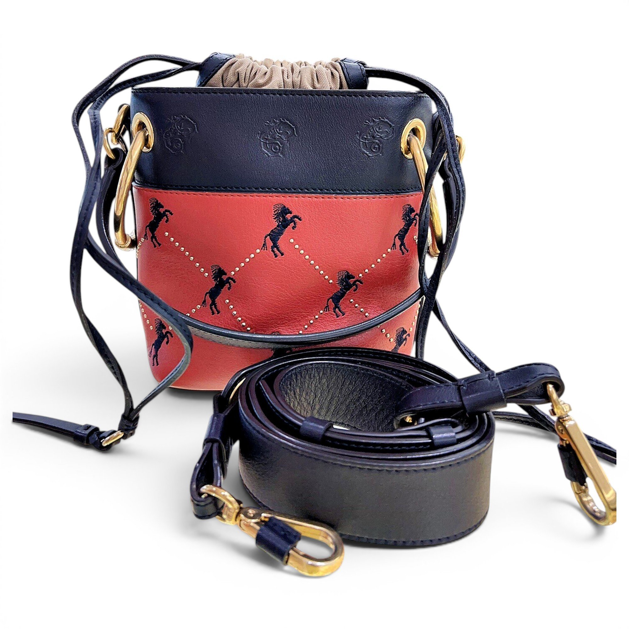 Leather handbag
