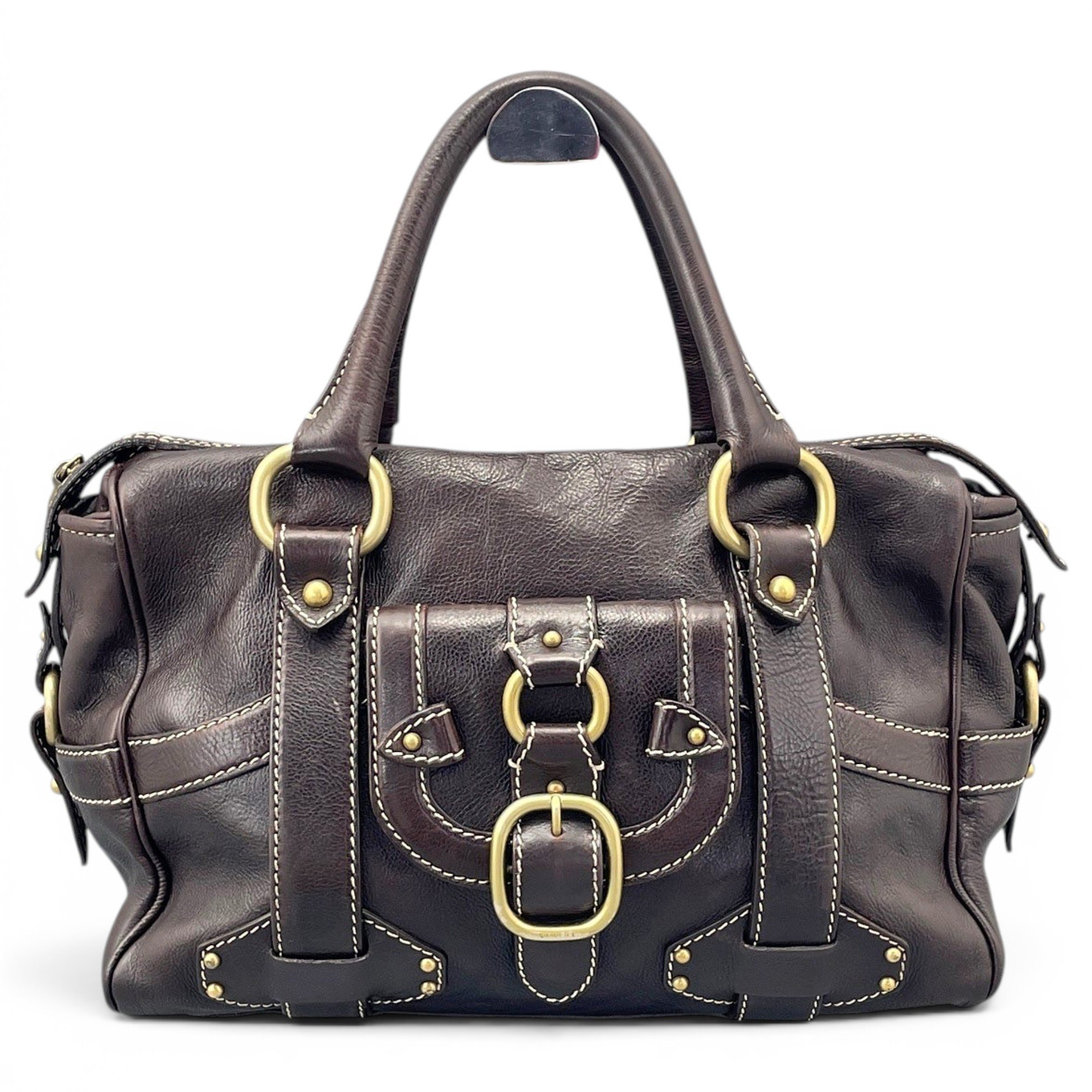 Leather handbag