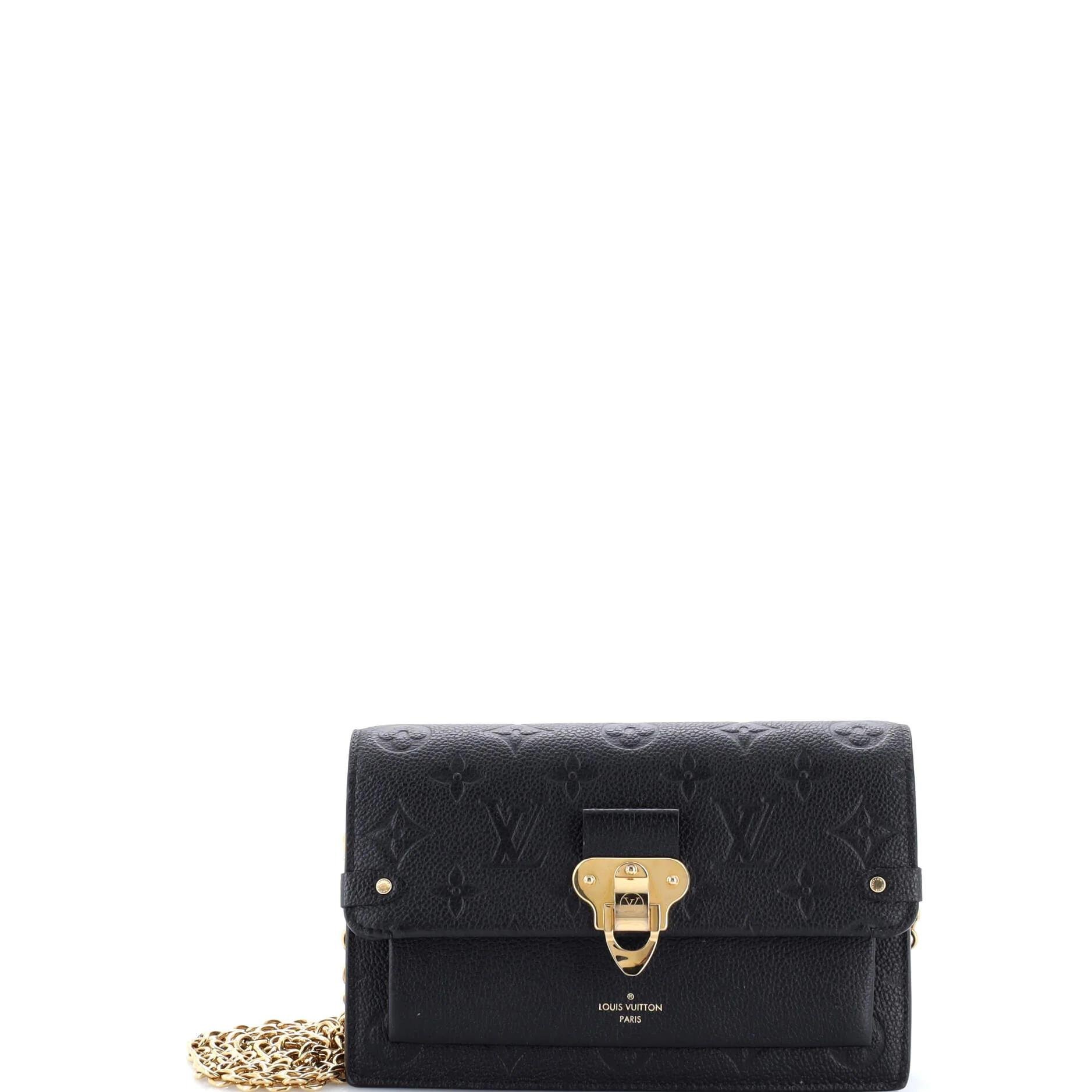 Leather clutch bag