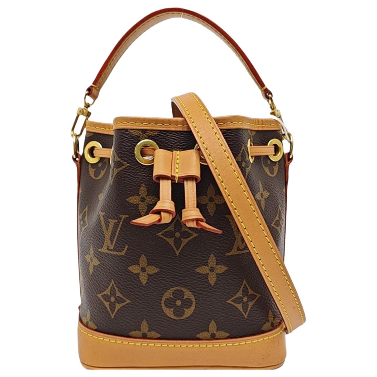 Nano Noé leather handbag