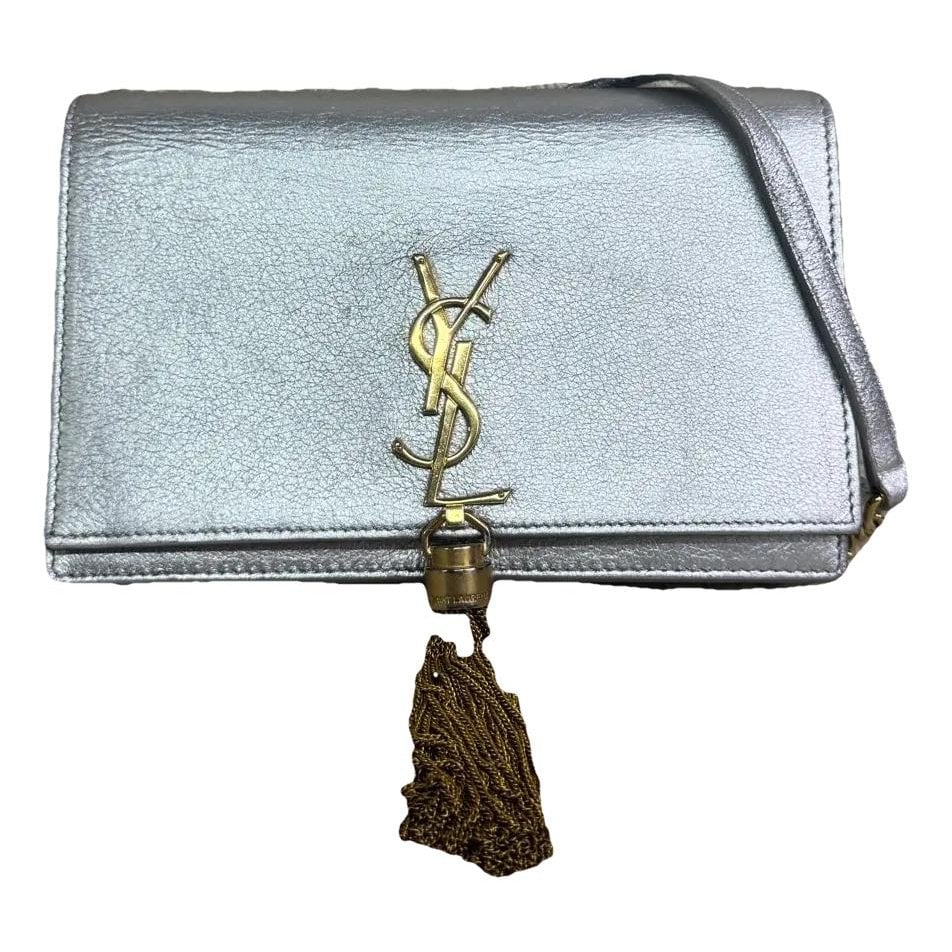 Pompom Kate leather handbag